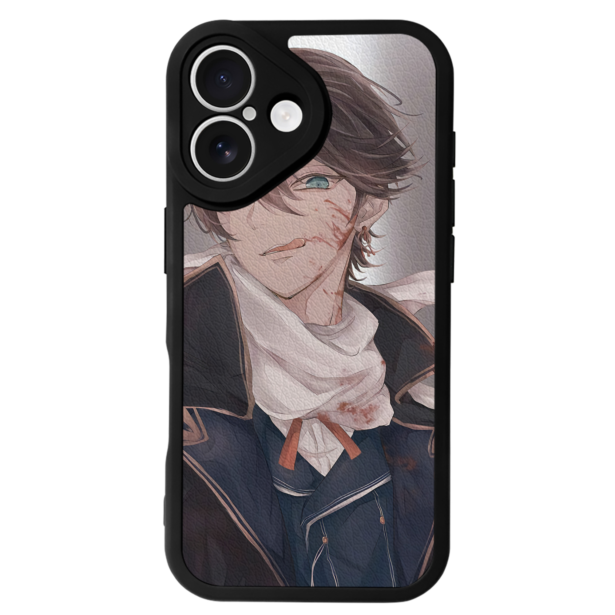 （画像用） 刀剣乱舞 Touken Ranbu 【iPhone 16シリーズ対応】シリコンスマホケース（レザー調） 材質：シリコン